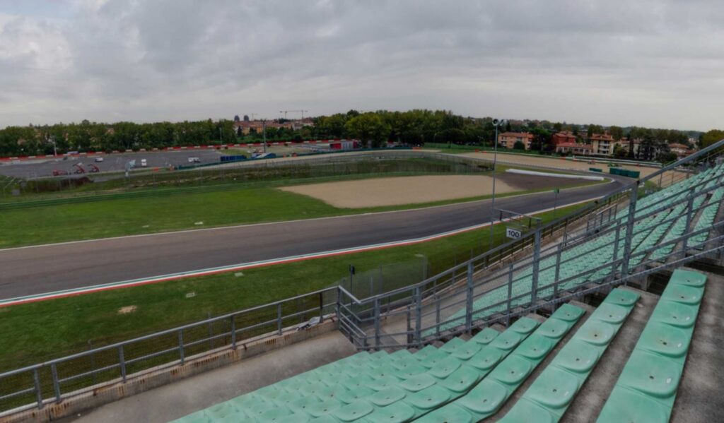 View from Rivazza 2 grandstands across Prato Tosa.