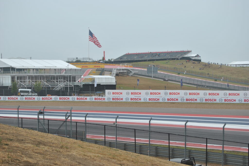 View across T18 towards T1 off in the distance as viewed from the apex of T18 GA area.