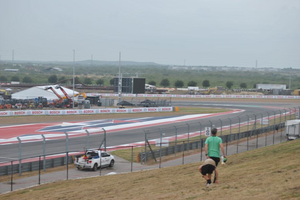View to T19 from the apex of T18 GA area.