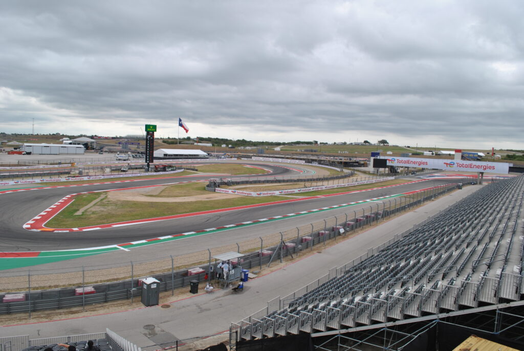 View of T13, T14, T15, and the T16 entry from the right-most side of the left T15 Grandstand section.