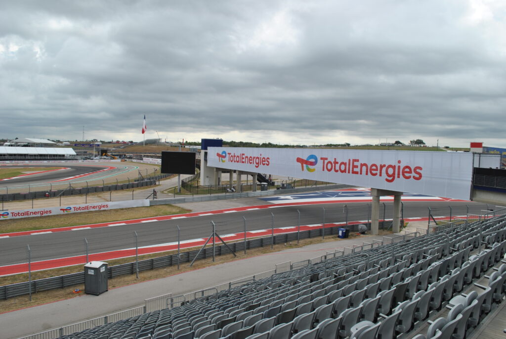 Up close and personal with the T16 entry from the right side of the right section of the T15 Grandstands.